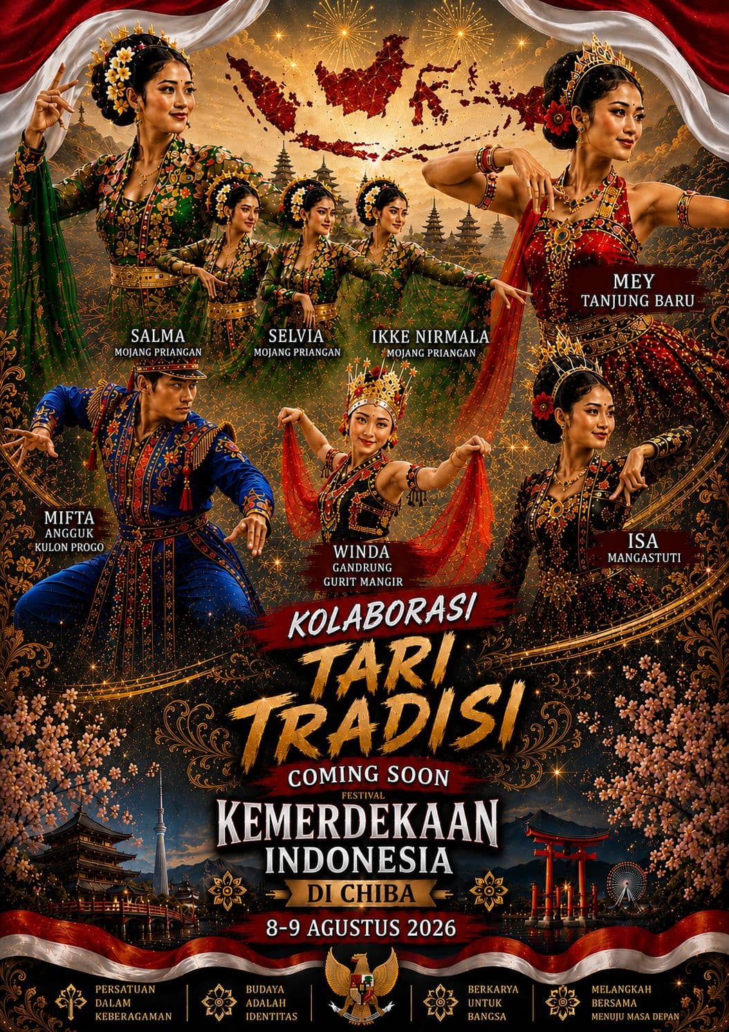 Tari Raga Samudra performing live